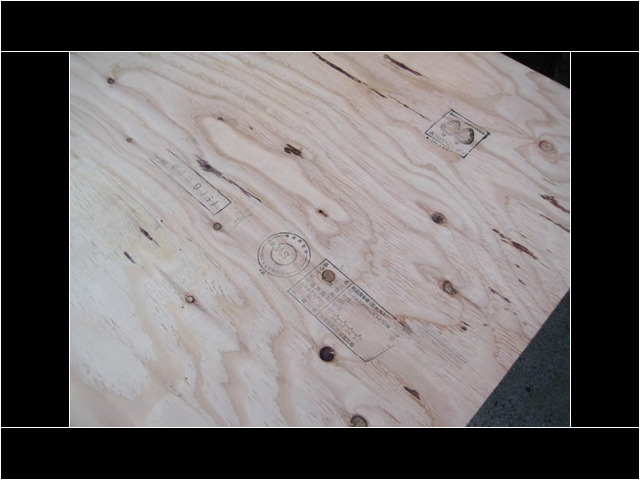 カラ松合板(片面スタンプあり)