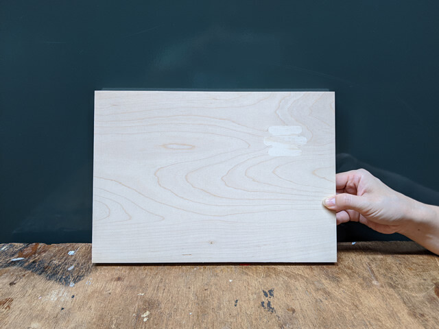 フィンランドバーチ合板(裏面補修箇所あり)