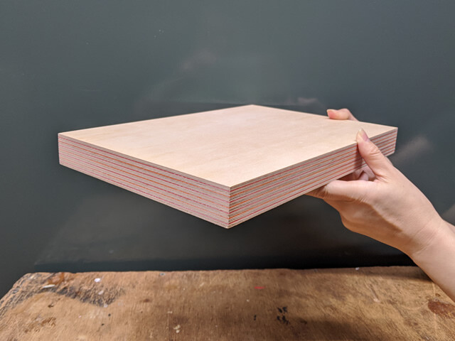 ペーパーウッド合板(シナ)